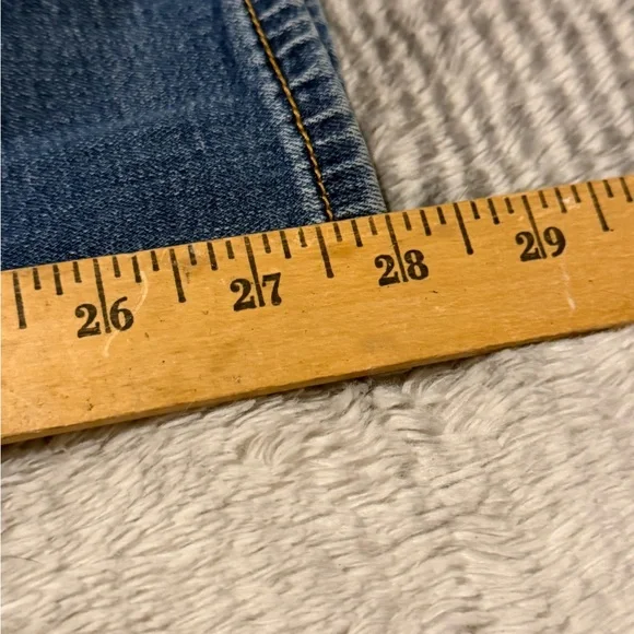 American Eagle Skinny Low Rise Jeans Womens 6 Blue Stretch Jeggings Skater Indie - Picture 11 of 12